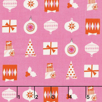 Noel - Wrapped Up Pink Yardage