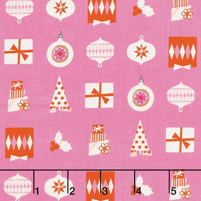 Noel - Wrapped Up Pink Yardage