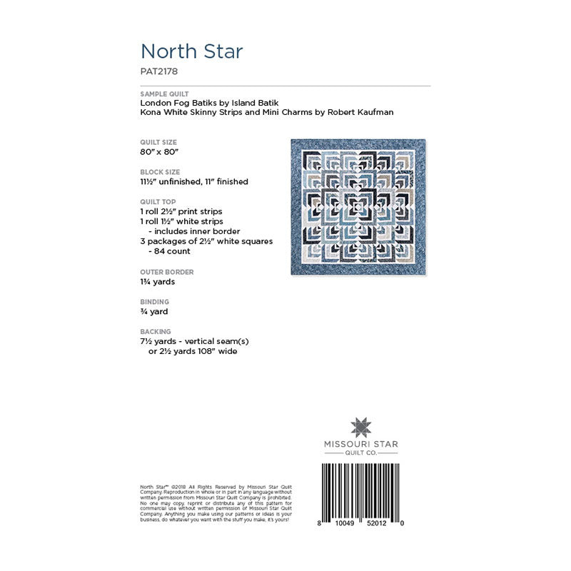 North Star Quilt Pattern by Missouri Star Alternative View #1