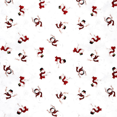 Nose to Nose - Snowman Toss White Yardage