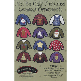 Not So Ugly Christmas Sweater Ornaments Pattern