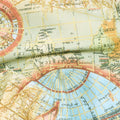 Novelty - Atlas Globe Metallic Yardage