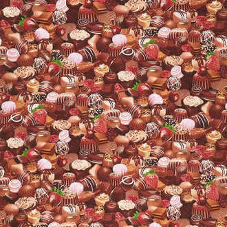 Novelty - Chocolates Yardage