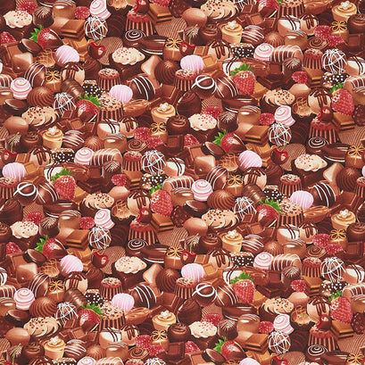 Novelty - Chocolates Yardage