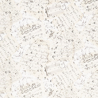 Novelty - Music Sheets Natural Yardage