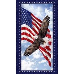Novelty - Patriotic Eagle Multi Panel