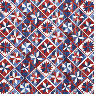 Novelty - Patriotic Quilt USA Yardage