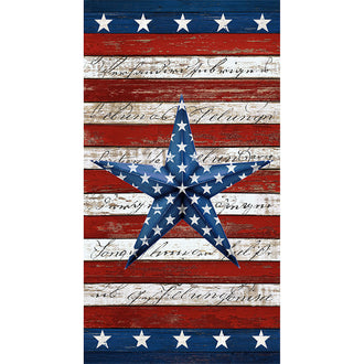Novelty - Patriotic Star USA Panel