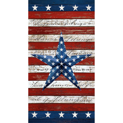 Novelty - Patriotic Star USA Panel
