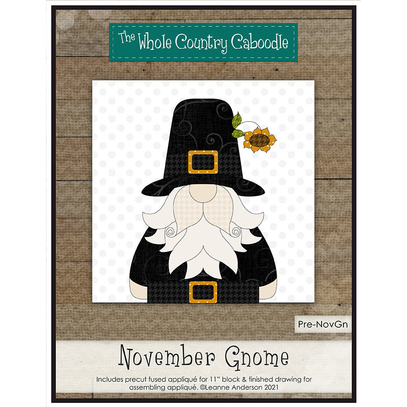 November Gnome Precut Fused Appliqué Pack Primary Image