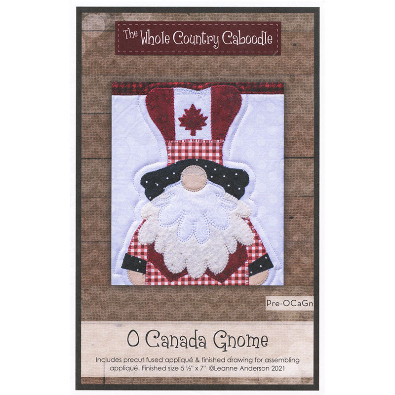 O Canada Gnome Precut Fused Appliqué Pack