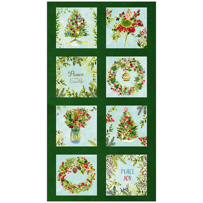 O Christmas Tree - Tree Block Forest Panel