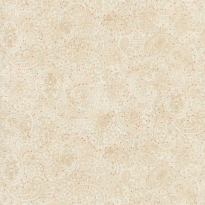 October Morning - Autumn Paisley Cream Yardage