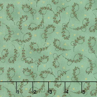 October Morning - Infinity Sprays Blue Yardage