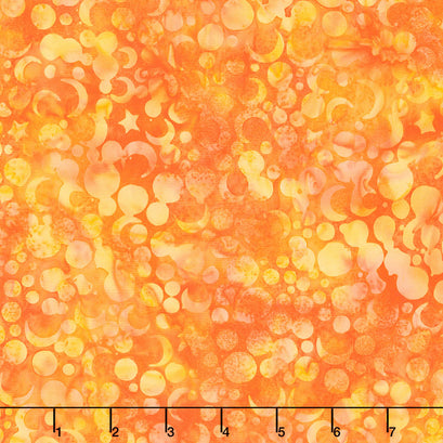 October Twist Batiks - Moon Burnt Orange Yardage