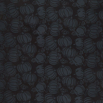 October Twist Batiks - Pumpkin Jet Black Yardage