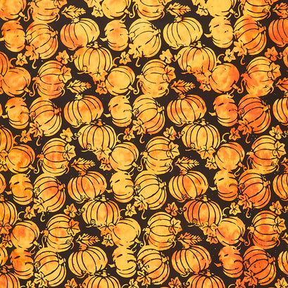 October Twist Batiks - Pumpkin Sunset Yardage