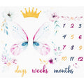 Oh How They Grow - Butterflies White Digitally Printed Panel