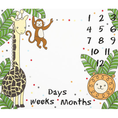 Oh How They Grow - Safari White Digitally Printed Panel