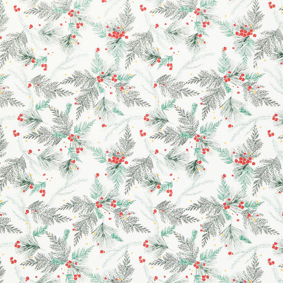 Old Fashioned Christmas - Main Cream Yardage