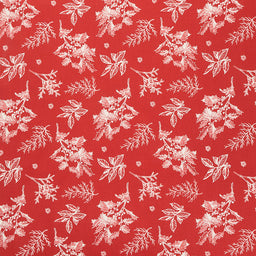 Old Fashioned Christmas - Sprigs Red Yardage