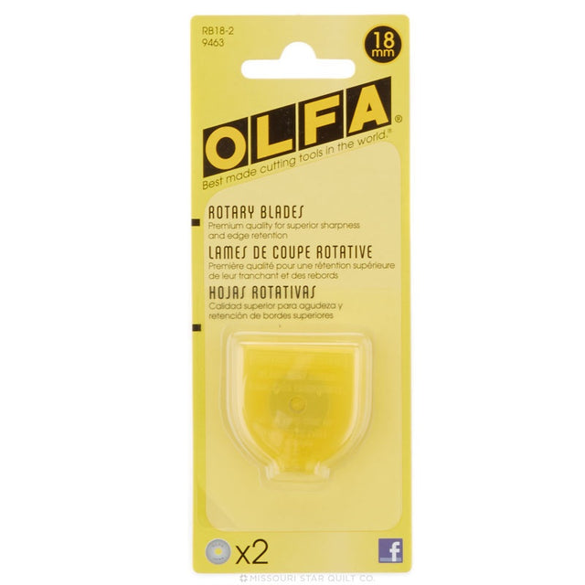 Olfa 18mm (2pk) Rotary Blades