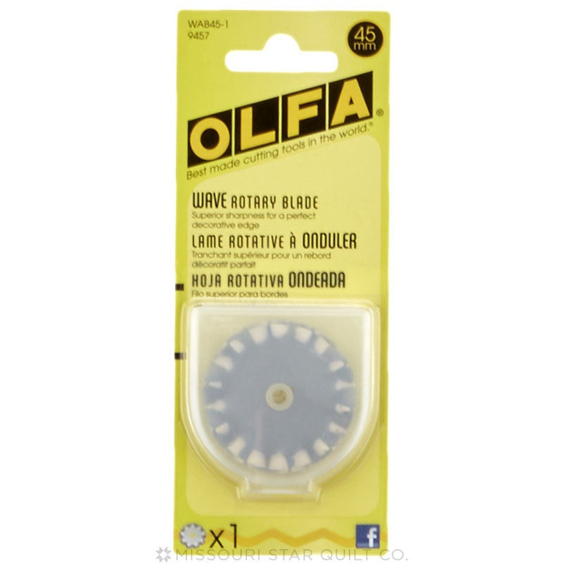 Olfa 45mm Wave Rotary Blade