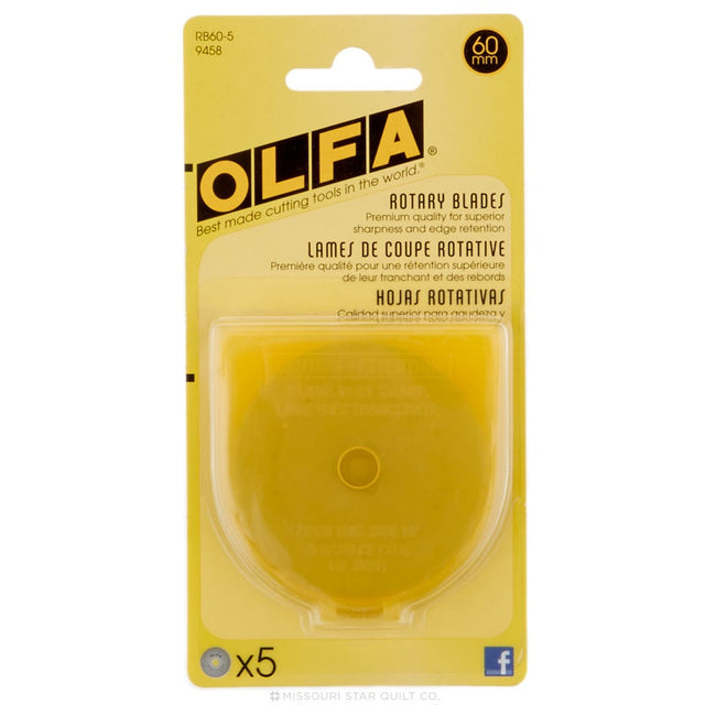 Olfa 45mm Rotary Blades 10 Pack Replacement Blades for Rotary Cutters 