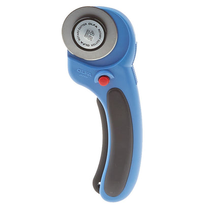 Olfa Splash 45mm Ergonomic Rotary Cutter Pacific Blue
