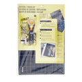 Olfa Splash Navy Rotary Cutter, Mat & Ruler