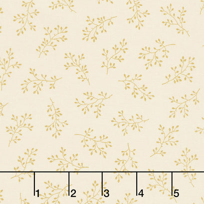 Olive Branch - Cream Yardage
