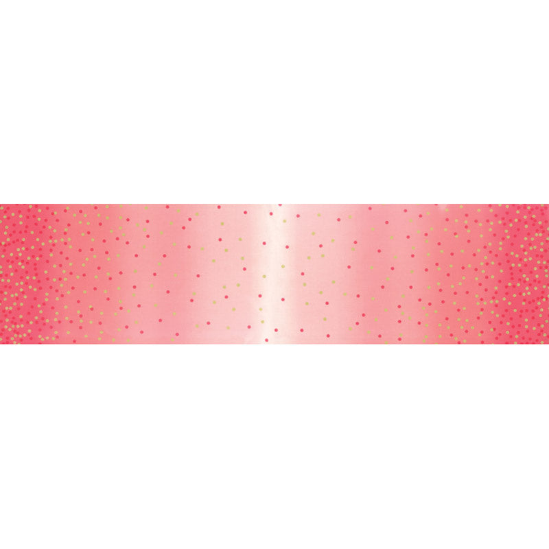 Ombre Confetti Metallic - Popsicle Pink Yardage
