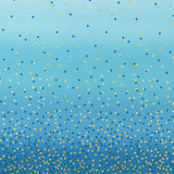 Ombre Confetti Metallic - Turquoise Yardage