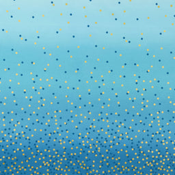 Ombre Confetti Metallic - Turquoise Yardage
