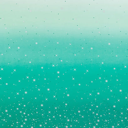 Ombre Fairy Dust Metallic - Teal Yardage
