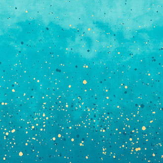 Ombre Galaxy Metallic - Turquoise Metallic Yardage