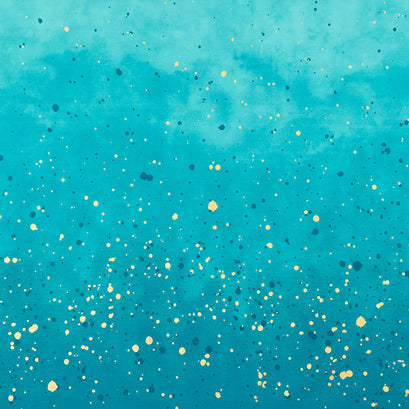 Ombre Galaxy Metallic - Turquoise Metallic Yardage