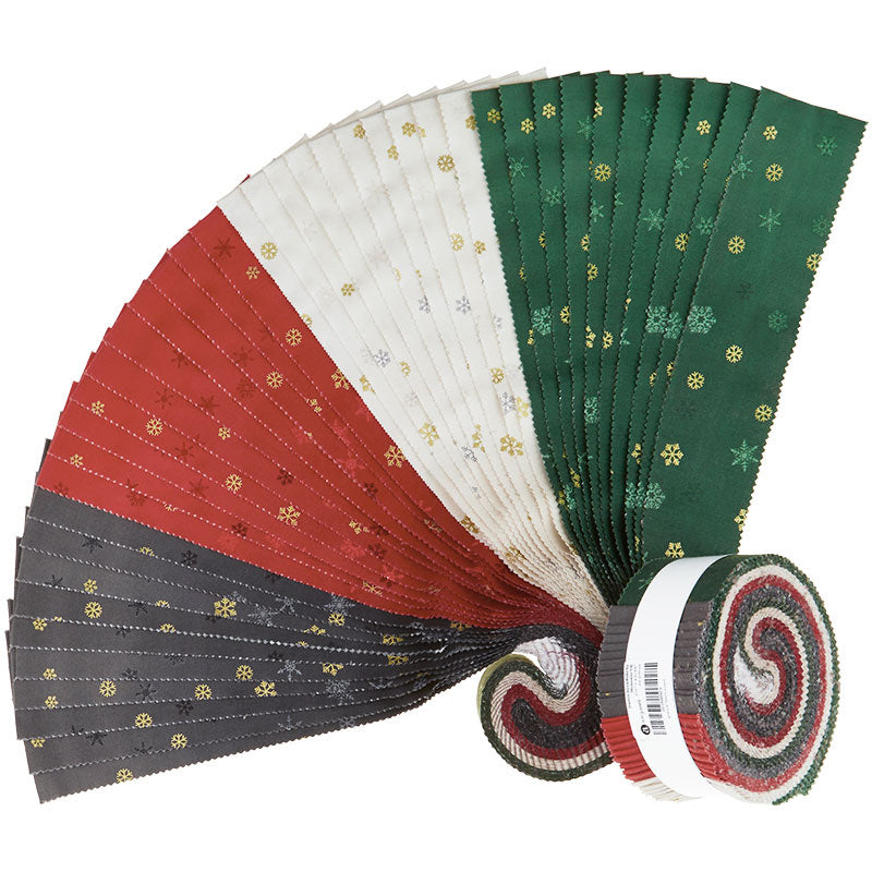 Ombre Snowflake Metallic Double Scoops Primary Image