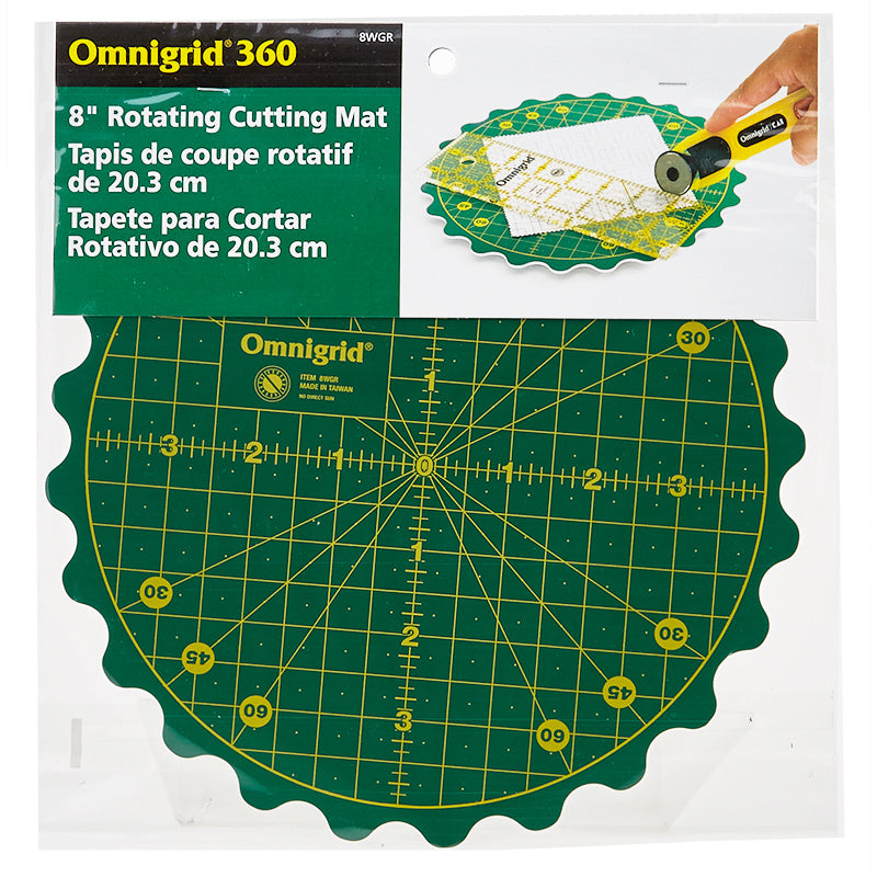 Omnigrid® 360 Rotating Cutting Mat - 8" Diameter Alternative View #1
