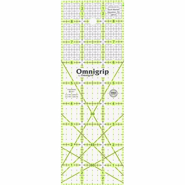 Omnigrip 3" x 9" Ruler