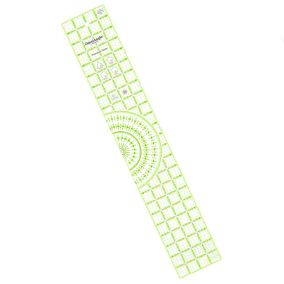 Omnigrip 4" x 24" Protractor Ruler