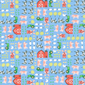 On the Farm - Ol MacDonald Blue Yardage