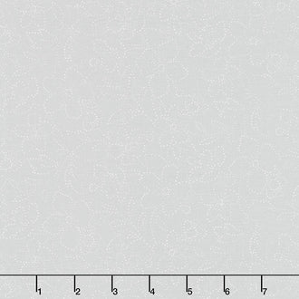 Opal Essence - Floral Grey Pearlized Yardage