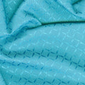 Opal Essence - Geometric Medium Blue Pearlized Yardage