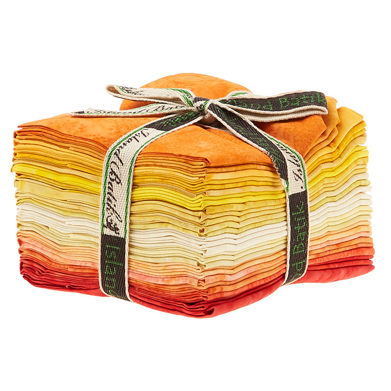 Opulent Orange Batik Solids Fat Quarter Bundle Alternative View #1