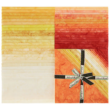 Opulent Orange Batik Solids Stacks Primary Image