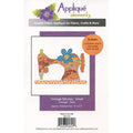 Orange Vintage Stitches Fusible Appliqué Shapes