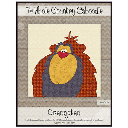 Orangutan Precut Fused Appliqué Pack