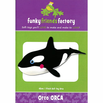 Oreo The Orca Funky Friends Factory Pattern