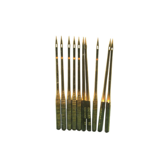Organ Titanium Quilting Machine Needles Size 16/100